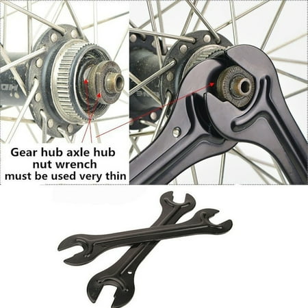 Xinstroe 2 PCS Bicycle Cone Spanner Hub Wrench Bicycle Wheel Hub Spanner Bicycle Removal Repair Tool for Bicycle Bike
